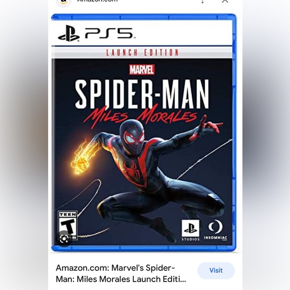 PS5  Spider-Man Miles Morales launch edition